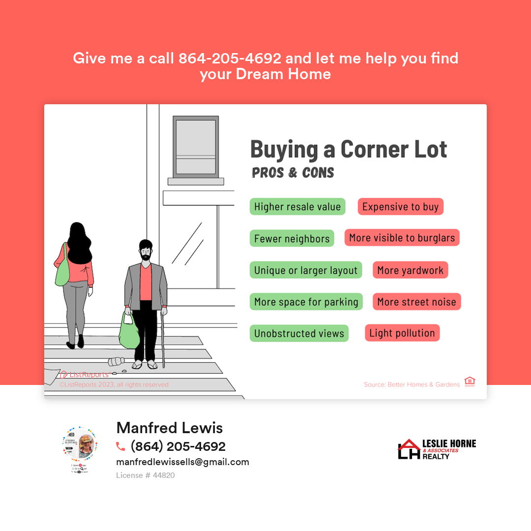 Buying a corner Lot