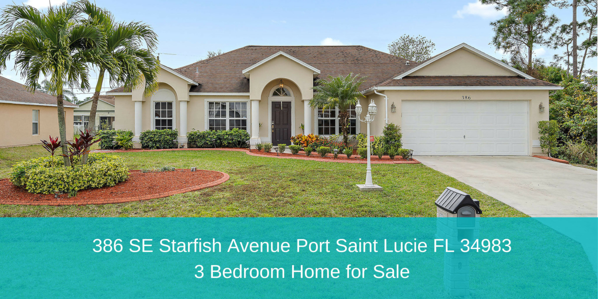 UNDER CONTRACT! 386 SE Starfish Avenue Port Saint Lucie