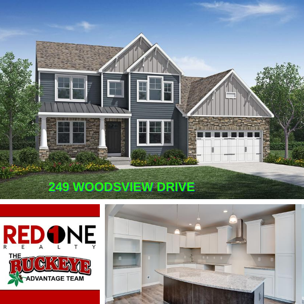 Ostrander Ohio New Spec Home for Sale 249 Woodsview D