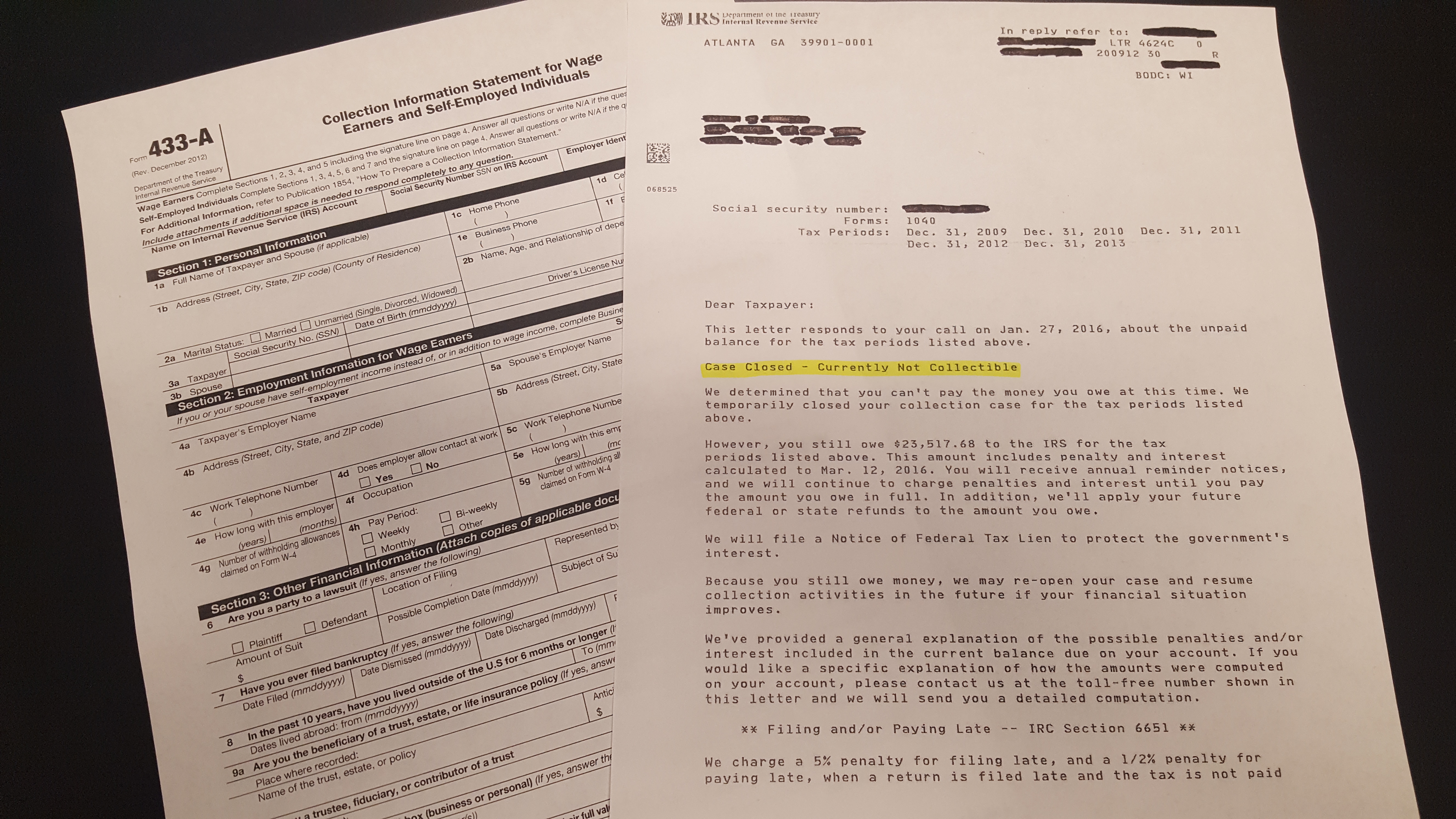 What Is Non Collectible Status From The Irs The IRS Uncollectible Status. The what, why, and how.