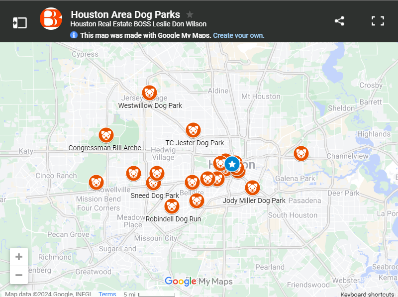 Houston Area Dog Parks