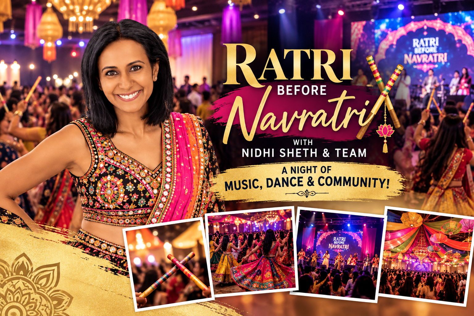 Ratri Before Navratri: A Night to Remember! ❤️🎶