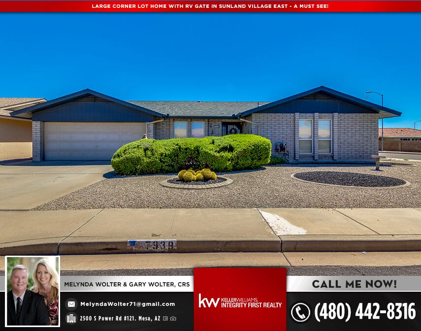 Sunland Village East218,000 large and furnished!