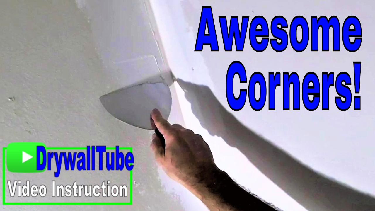 How to Hand Tape an Inside Drywall Corner with Paper Ta