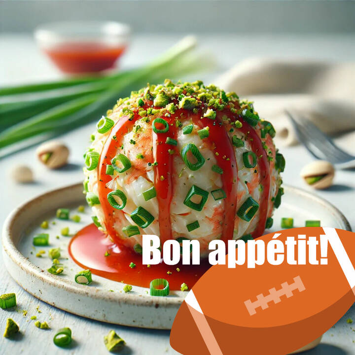 DALL·E_2025-01-29_00.05.13_1-_A_realistic_image_of_a_crab_ball_rolled_in_finely_chopped_green_onions__sprinkled_with_chopped_pistachios__and_heavily_drizzled_with_cocktail_sauce._T.jpg