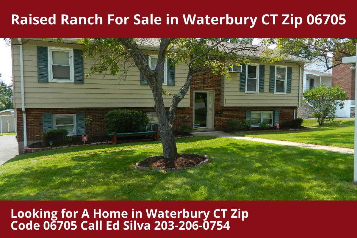 Raised Ranch For Sale in Waterbury CT Zip 06705