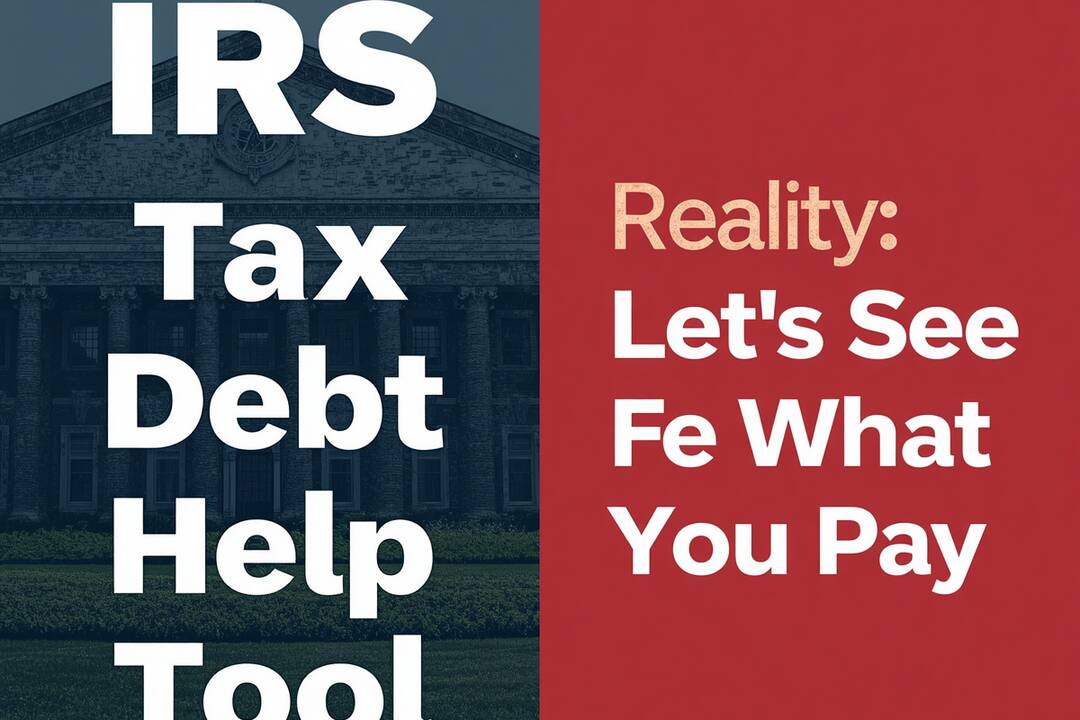 This New IRS Tool Looks Helpful, It Can Also Hurt You