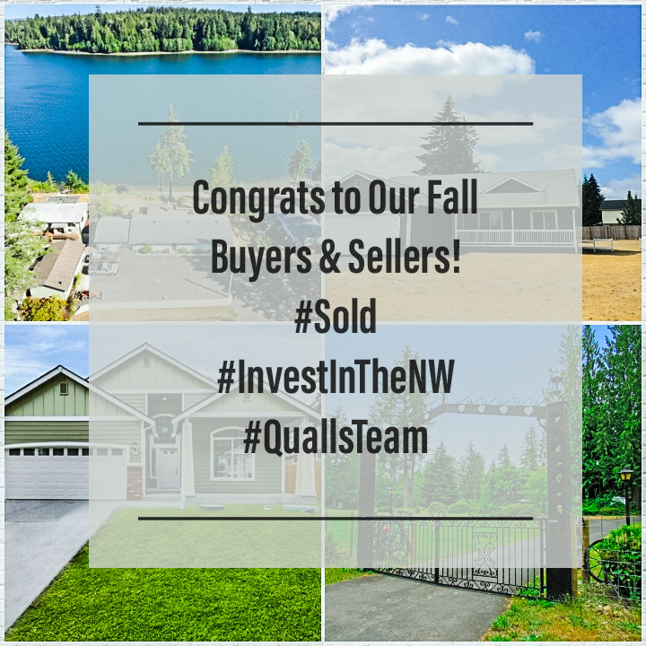 CONGRATS to our Fall Buyers & Sellers! NEW Homes List