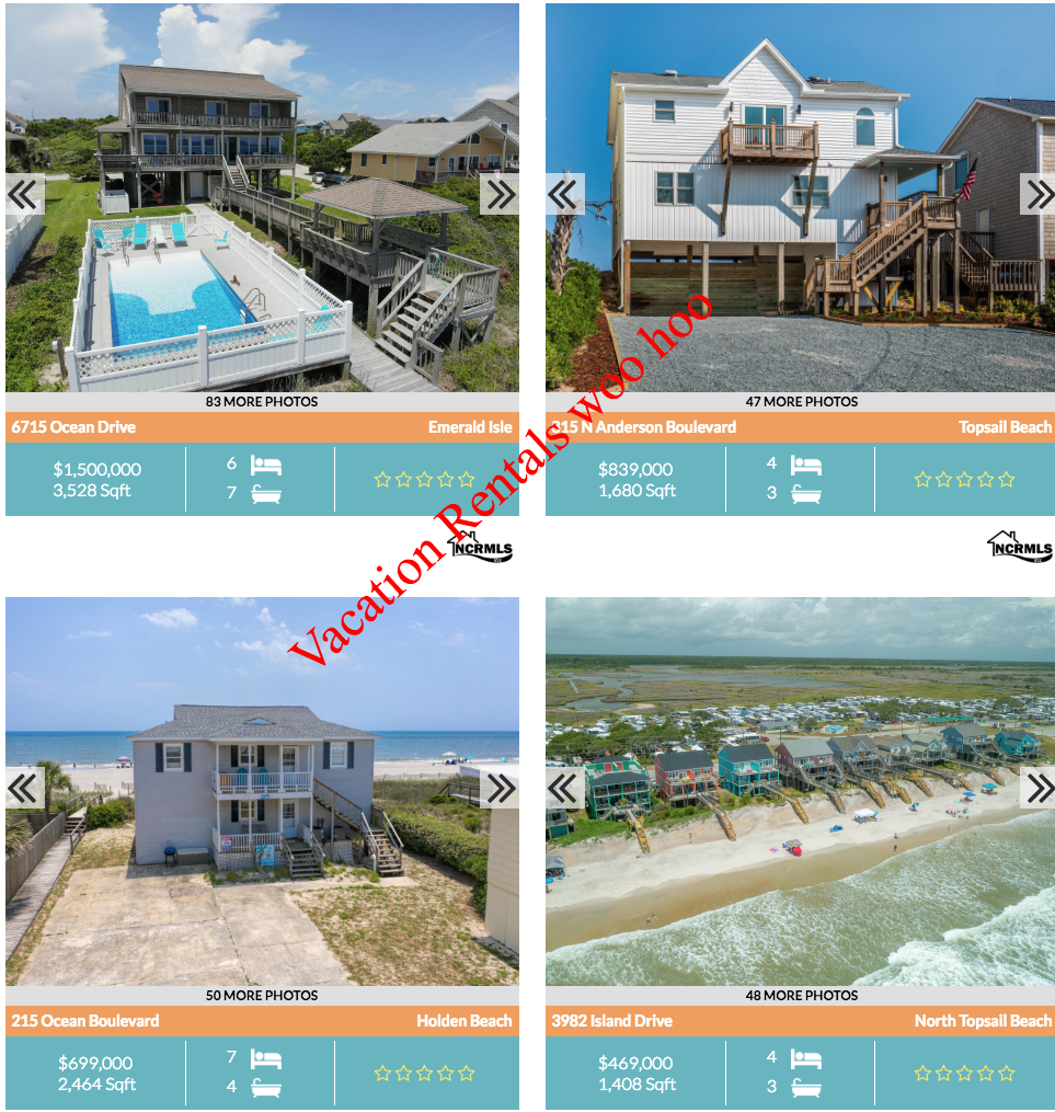 How to Buy Ocean Front Vacation Rental North Carolina