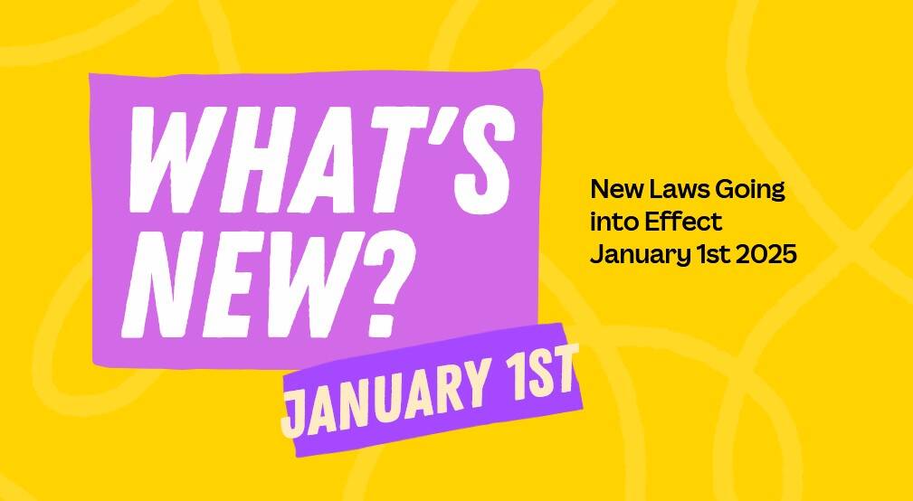 New Laws Going into Effect January 1st - Colorado