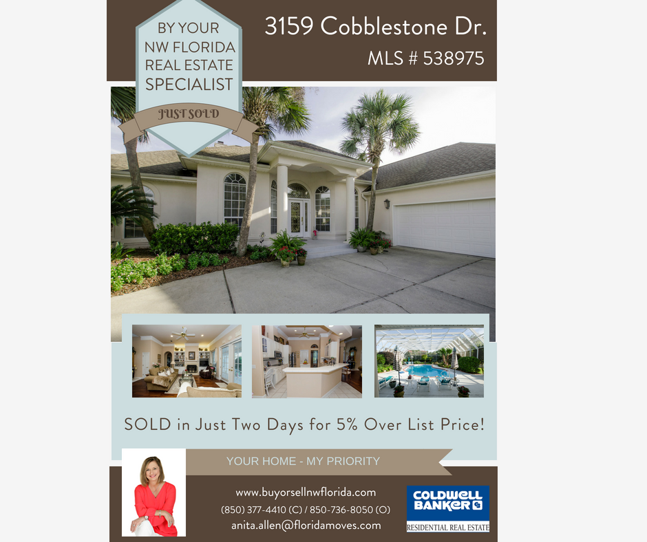 SOLD in the Stonebrook Subdivision in Pace FL 32571