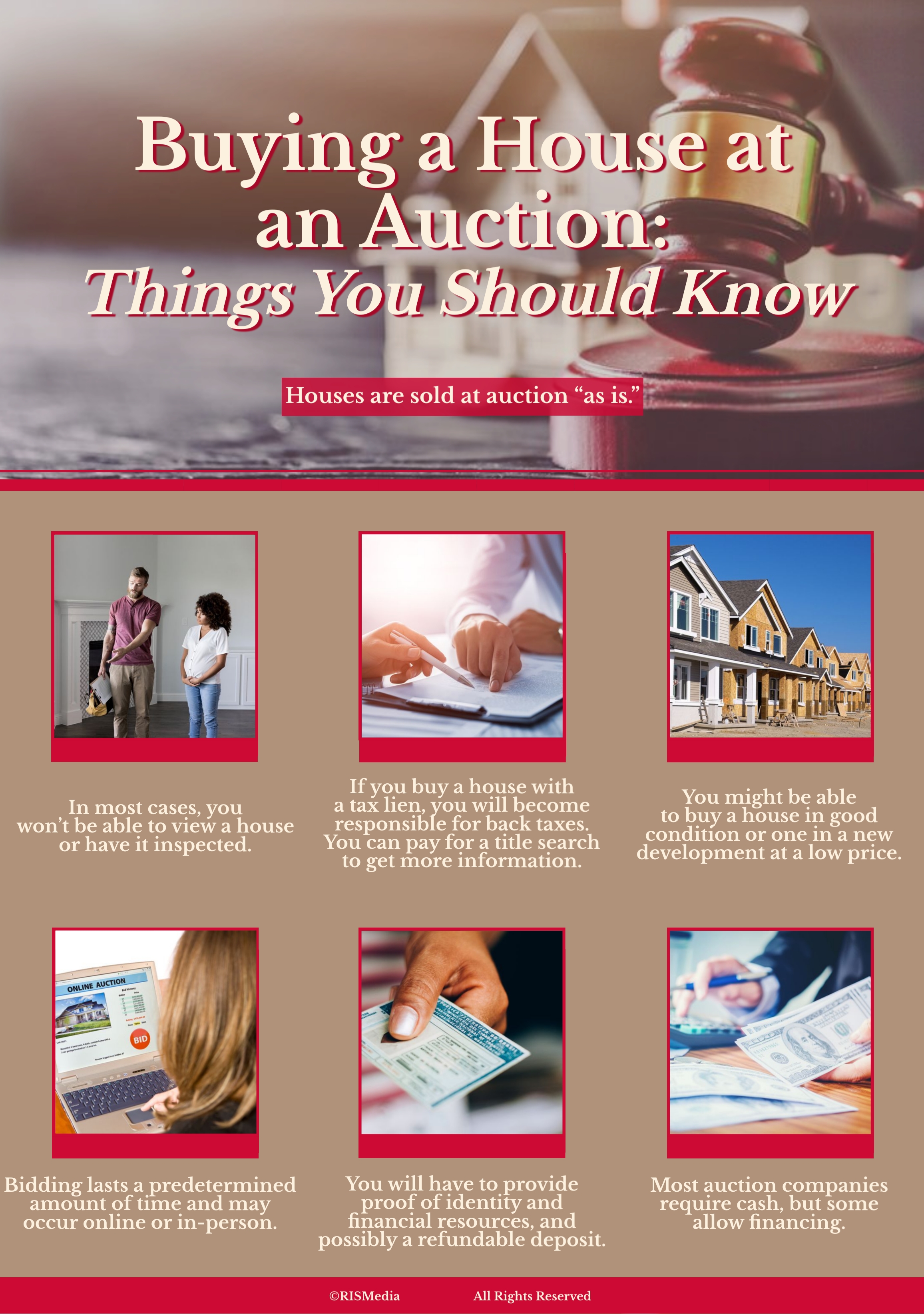 INFOGRAPHIC Buying a House at an Auction Things You S