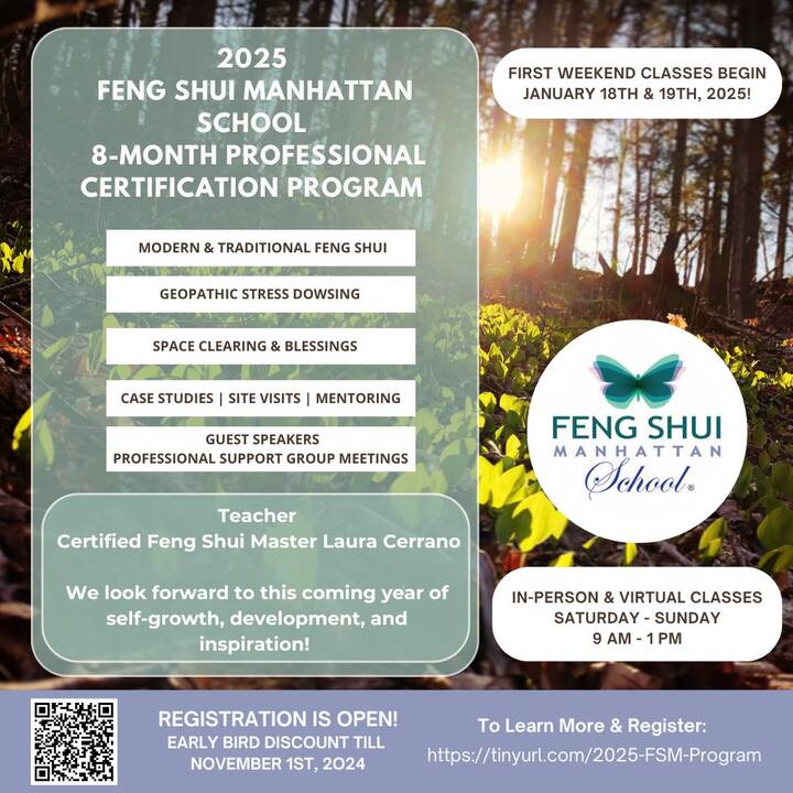 2025 Feng Shui Manhattan School Certification Program