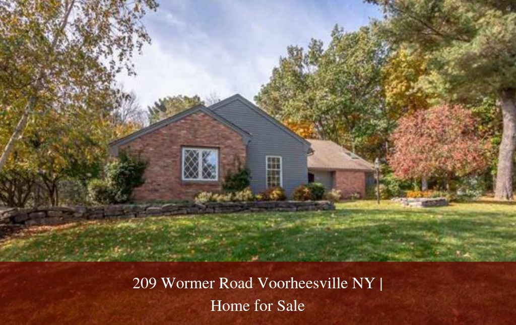 209 Wormer Road Voorheesville NY Home for Sale