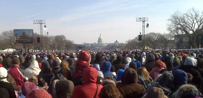 Capitol on Inauguration Day