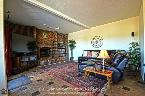 Valley Center CA Real Estate Properties for Sale - Fit for private entertaining and comfortable living, the functional yet sophisticated family room of this Valley Center CA home invites the best of relaxation. 