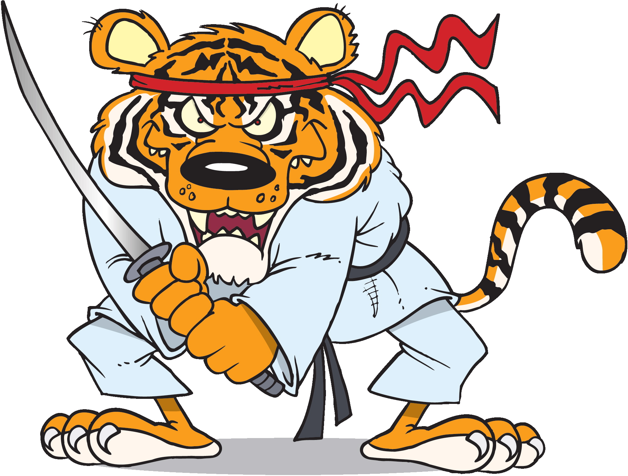 Тигр каратист
